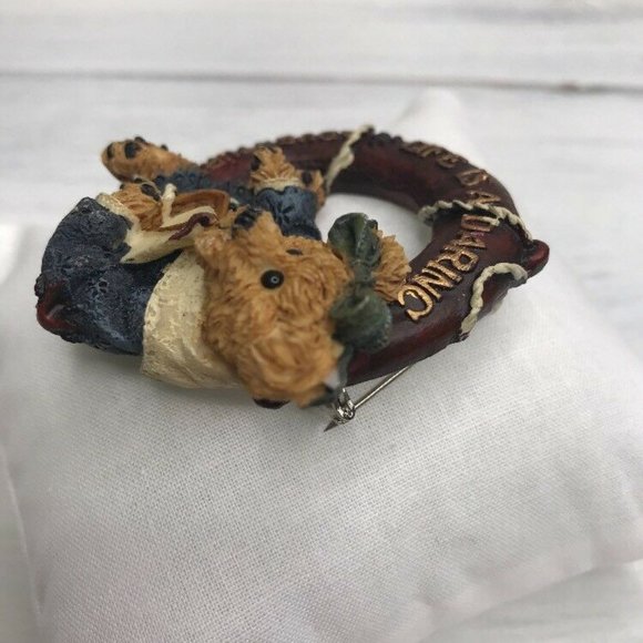Boyds Bears Bearwear Vintage Pin Brooch Resin - Picture 3 of 7
